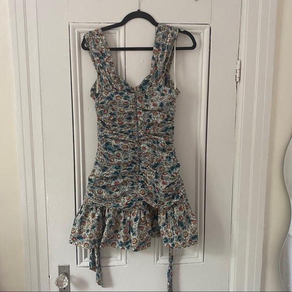 French Connection Floral Print Mini Sun Dress - Picture 5 of 8